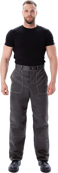 Изображение товара Комплект рабочей одежды УРСУС Дамаск КОС316-303 (темно-серый/светло-серый/красный, 48-50/170-176)