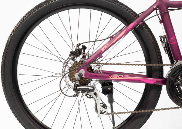 Изображение товара Велосипед STELS Miss-750 MD 27.5 (18, фиолетовый, разобранный, в коробке)