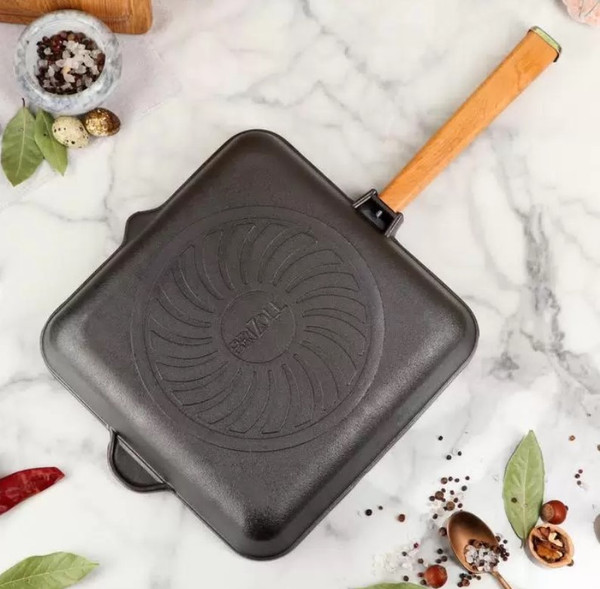 Изображение товара Сковорода-гриль Brizoll Optima О282850G-Р