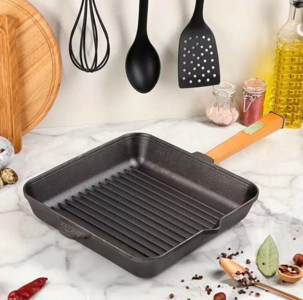 Изображение товара Сковорода-гриль Brizoll Optima О282850G-Р