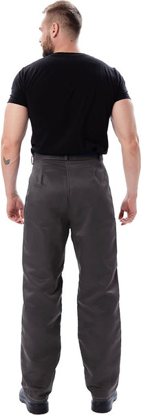 Изображение товара Комплект рабочей одежды УРСУС Дамаск КОС316-303 (темно-серый/светло-серый/красный, 64-66/182-188)