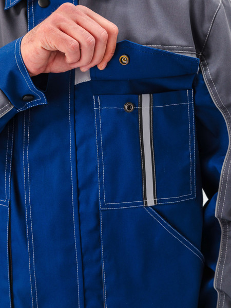 Изображение товара Костюм рабочий УРСУС Оптимальный КОС451-005 (темно-синий/серый, 52-54/182-188)