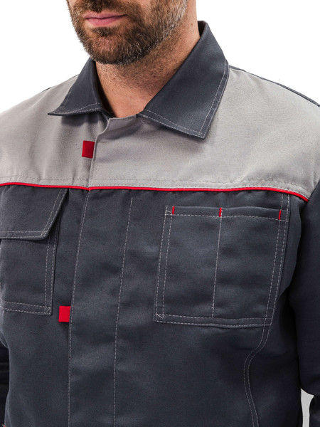 Изображение товара Костюм рабочий УРСУС Фаворит КОС105-308 (серый/светло-серый, 56-58/170-176)