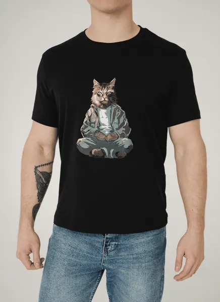 Футболка Alfa Man 6611 T-Shirt Print рис.4035 (р.170,176-96, черный) — фото 3