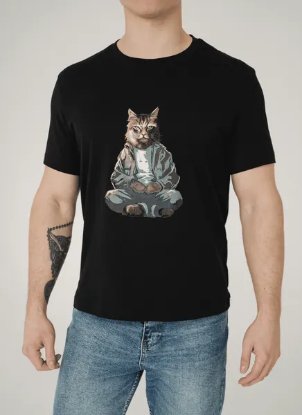 Изображение товара Футболка Alfa Man 6611 T-Shirt Print рис.4035 (р.170,176-104, черный)