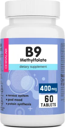 Изображение товара Витамин Chikalab В9 (60 таблеток)