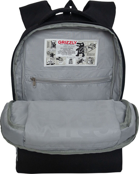 Изображение товара Школьный рюкзак Grizzly RG-666-7 (черный)