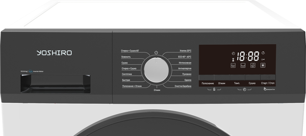 Изображение товара Стирально-сушильная машина YOSHIRO YWD-F106B11