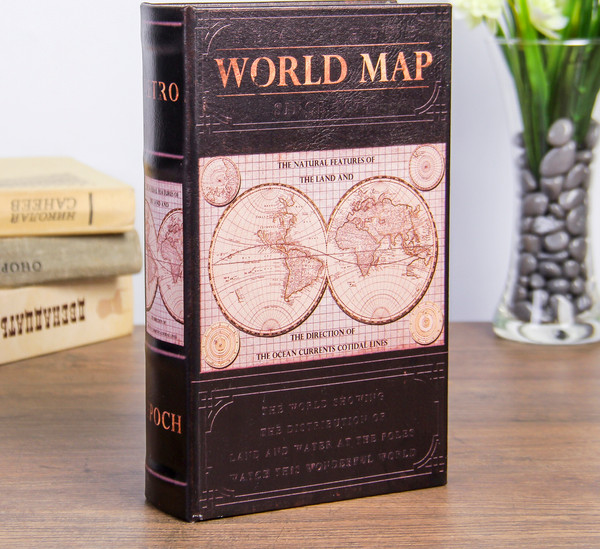 Изображение товара Книга-сейф Sima-Land Карта мира 3622214