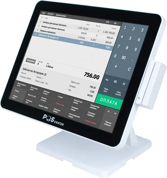 Изображение товара POS-монитор POScenter Atlas 71073027 (белый)