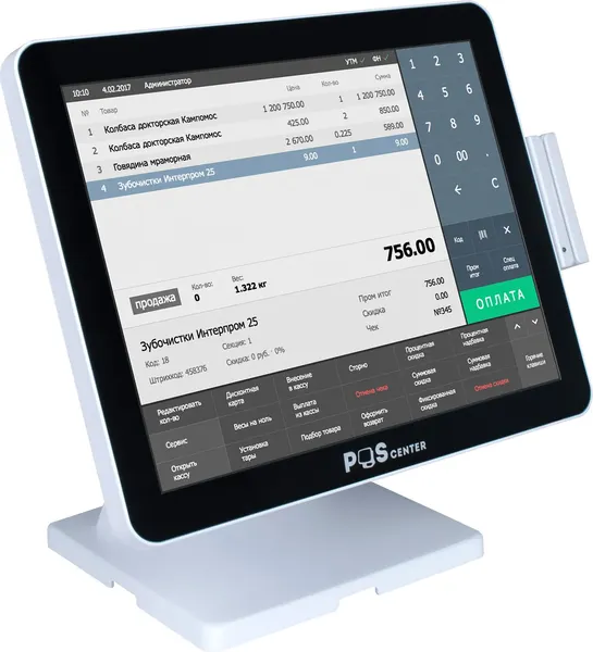 Изображение товара POS-монитор POScenter Atlas 71073027 (белый)
