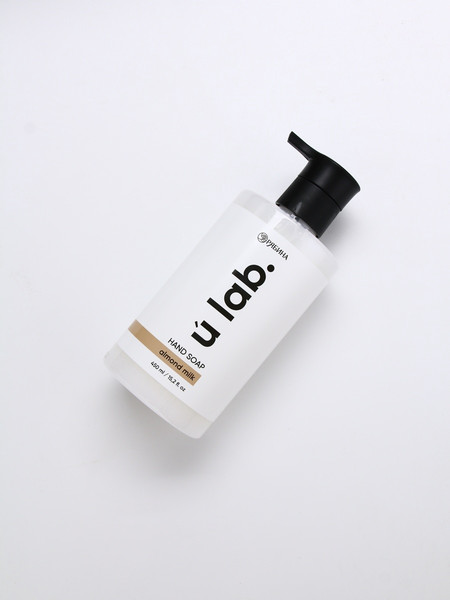 Изображение товара Мыло жидкое URAL LAB Миндальное молоко / 10856392 (450мл)