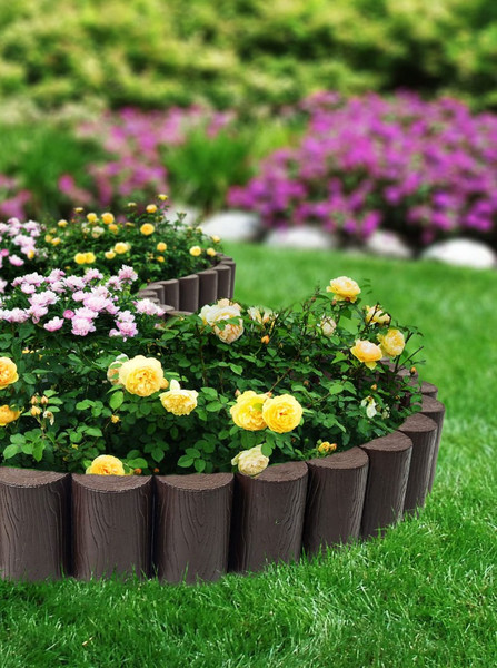 Изображение товара Изгородь декоративная Мастер Сад Садовый конструктор МС О-50.15.05-ПП / 82746-К-Короб