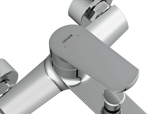 Изображение товара Душевой гарнитур со смесителем Cersanit Flavis 63035 + Vibe 63067