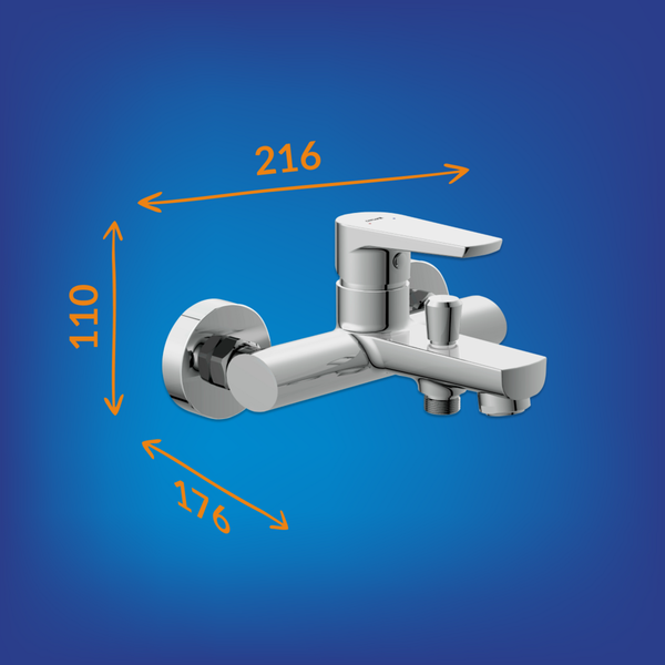 Изображение товара Душевой гарнитур со смесителем Cersanit Moduo 64097 + Vibe 63067