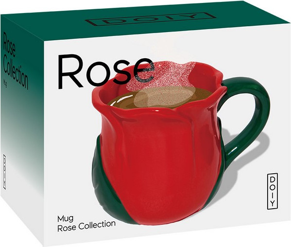 Изображение товара Кружка Doiy 3D Rose / DYMUGROS