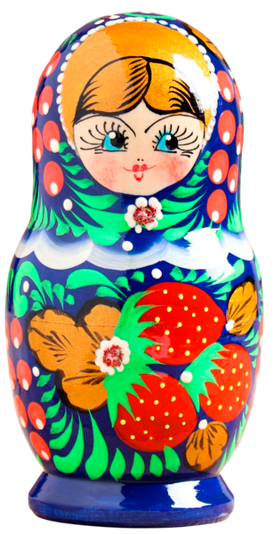 Изображение товара Матрешка сувенирная Sima-Land Синее платье / 5492844