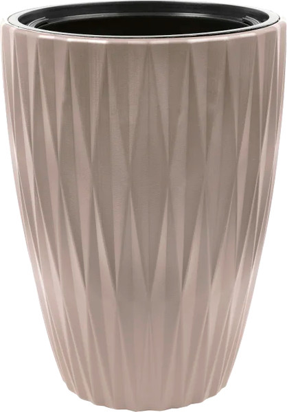 Изображение товара Кашпо Formplastic Caro Slim FP-5820-051 (серо-бежевый)