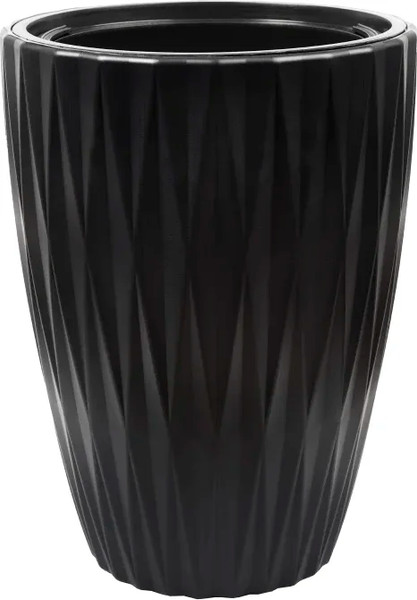 Изображение товара Кашпо Formplastic Caro Slim FP-5820-084 (глубокий черный)