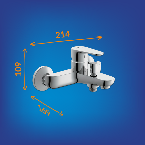 Изображение товара Смеситель Cersanit Cersania 63031 с душевым гарнитуром Ferro 64085