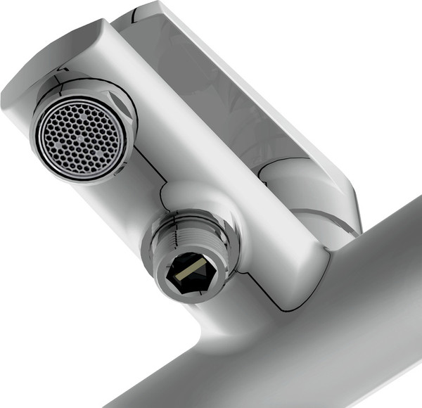 Изображение товара Смеситель Cersanit Moduo 64097 с душевым гарнитуром Ferro 64085