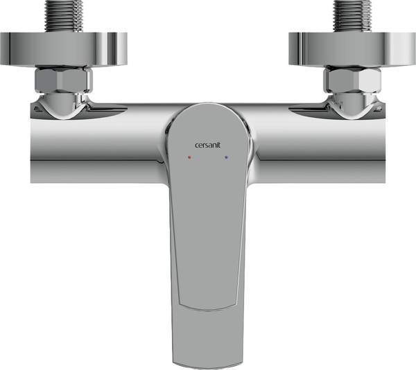 Изображение товара Смеситель Cersanit Moduo 64097 с душевым гарнитуром Ferro 64085