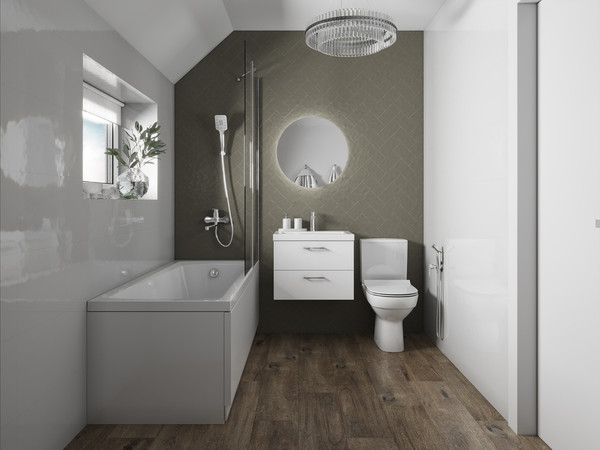 Изображение товара Смеситель Cersanit Brasko 63021 + Ferro 64085