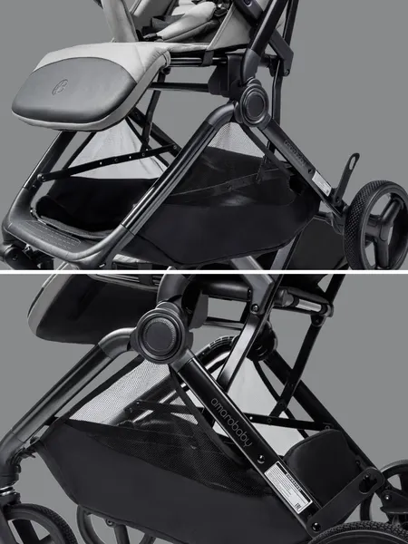 Изображение товара Детская прогулочная коляска Amarobaby Ride AB25-10RIDE/11 (серый)