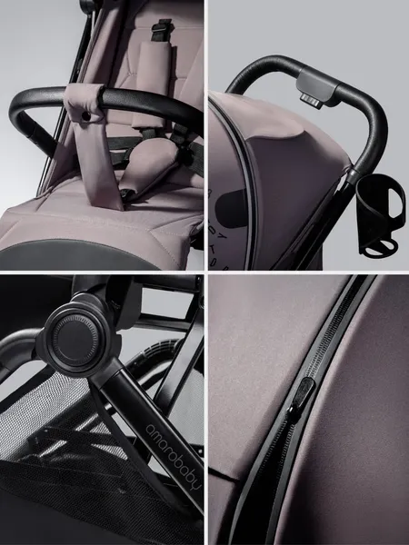 Изображение товара Детская прогулочная коляска Amarobaby Ride AB25-10RIDE/54 (темно-бежевый)