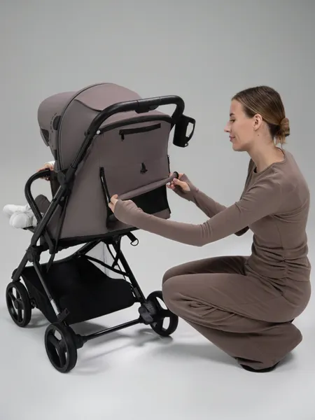 Изображение товара Детская прогулочная коляска Amarobaby Ride AB25-10RIDE/54 (темно-бежевый)