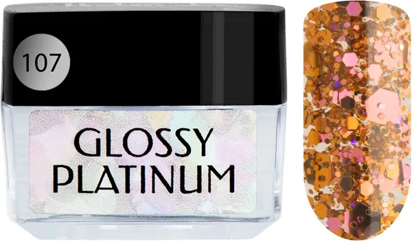 Изображение товара Гель-лак для ногтей IRISK Glossy Platinum тон 107 Duochrome (5мл)