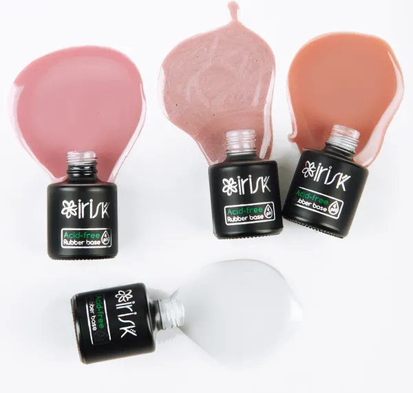 Изображение товара База для гель-лака IRISK Acid-free Rubber Base тон 01 Clear (10мл)