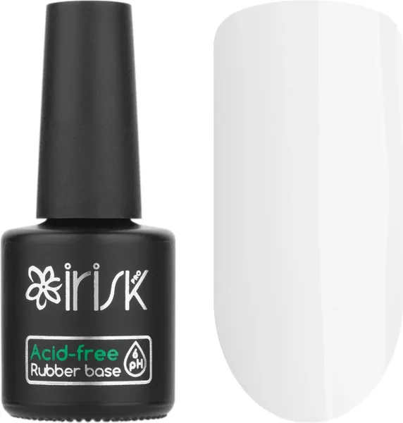 Изображение товара База для гель-лака IRISK Acid-free Rubber Base тон 02 Milky White (10мл)
