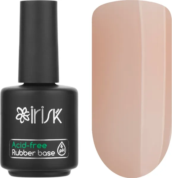 Изображение товара База для гель-лака IRISK Acid-free Rubber Base тон 06 Soft Beige (18мл)