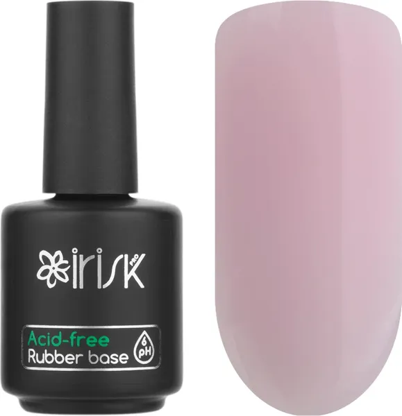 Изображение товара База для гель-лака IRISK Acid-free Rubber Base тон 10 Milky Pink (18мл)
