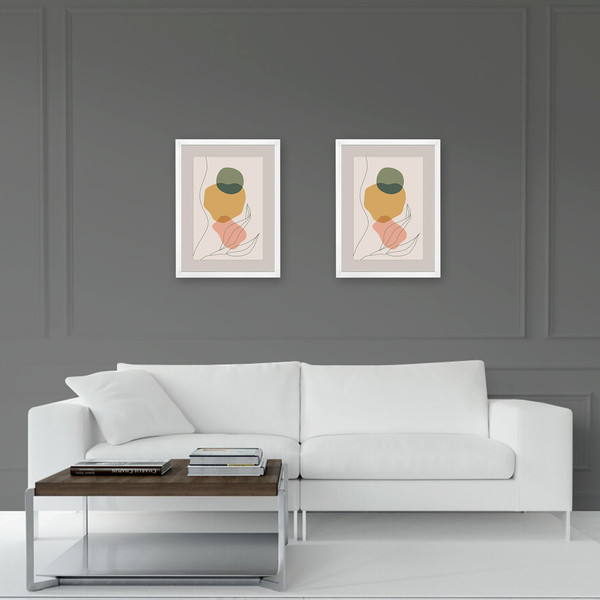 Изображение товара Набор рамок Staff 391329 (2шт, белый)