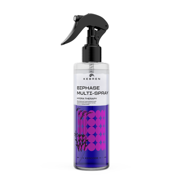 Изображение товара Спрей для волос Kebren Hydra Therapy Двухфазный термозащитный (240мл)