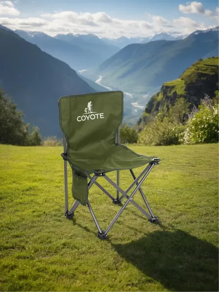 Изображение товара Комплект складной мебели Coyote Стол HYK CZ-120 120x55x50 + Стул HYL003S (4шт, оливковый)