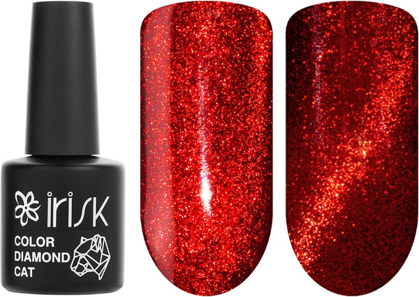 Изображение товара Гель-лак для ногтей IRISK Color Diamond Cat тон 034 Ruby Reds (10мл)