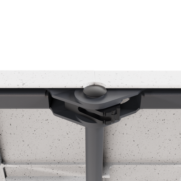 Изображение товара Стол складной SAMMAN Van N 185x77x74 (гладкий, белый флок)