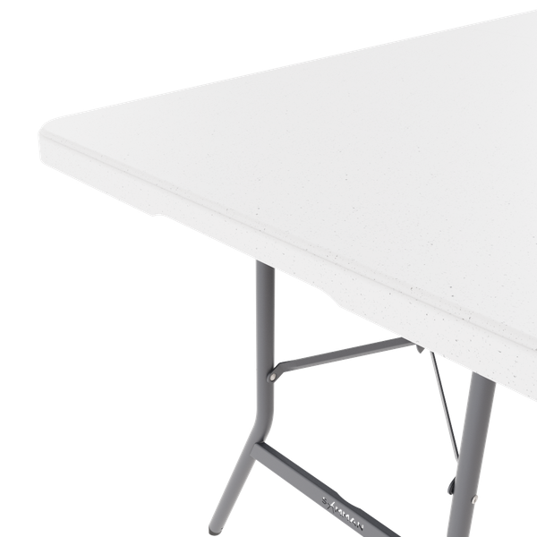 Изображение товара Стол складной SAMMAN Van N 185x77x74 (гладкий, белый флок)