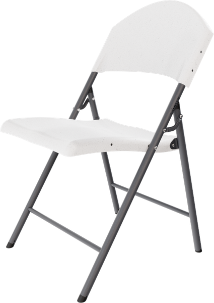 Изображение товара Стул складной SAMMAN Van N 59x49x86 (гладкий, белый флок)