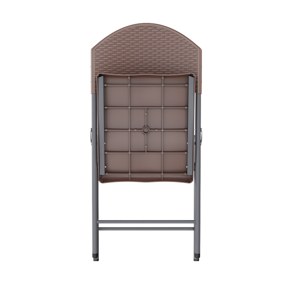 Изображение товара Стул складной SAMMAN Van R 59x49x86 (ротанг, коричневый)