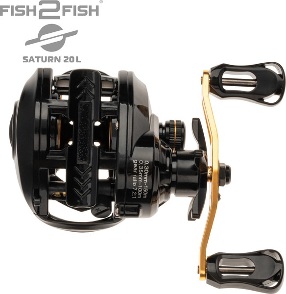 Изображение товара Катушка мультипликаторная Fish2Fish Saturn 20R 3+1bb F2FS20R
