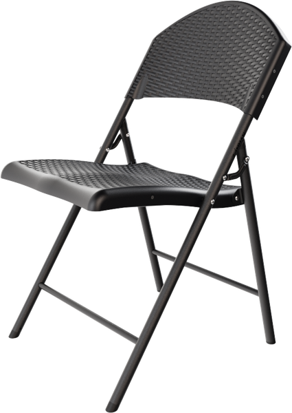 Изображение товара Стул складной SAMMAN Van R 59x49x86 (ротанг, черный)