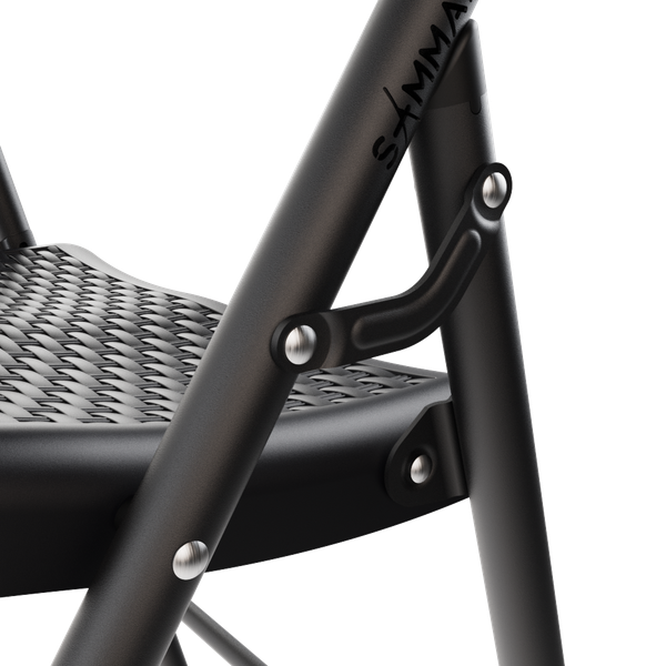 Изображение товара Стул складной SAMMAN Van R 59x49x86 (ротанг, черный)