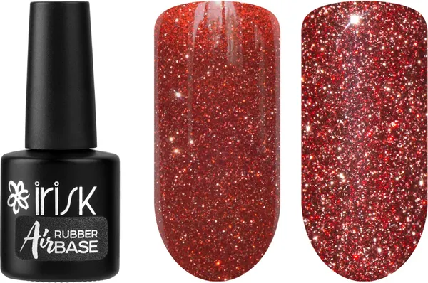 Изображение товара База для гель-лака IRISK Air Rubber Base тон 28 Dark red (10мл)