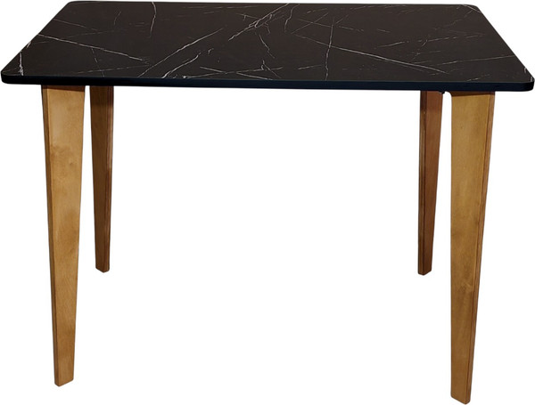 Изображение товара Обеденный стол Mio Tesoro Вулькано 800х650 (мрамор неро маркина)