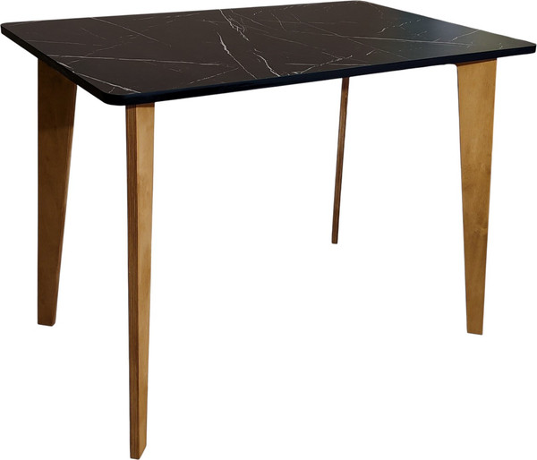 Изображение товара Обеденный стол Mio Tesoro Вулькано 1000х650 (мрамор неро маркина)