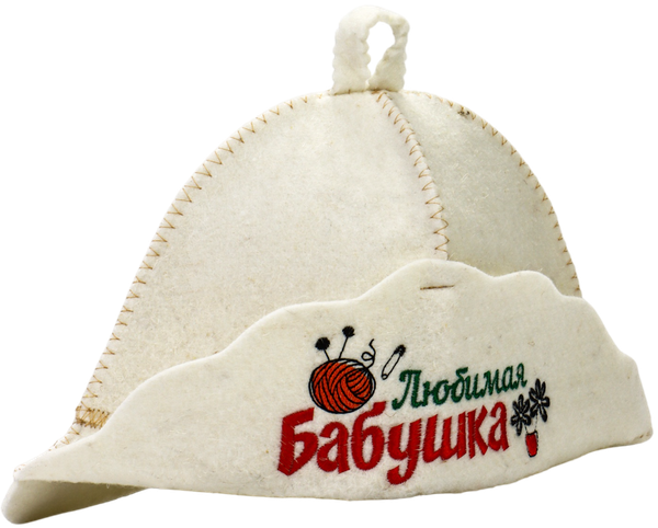Изображение товара Шапка для бани Добропаровъ Любимая бабушка / 4838156